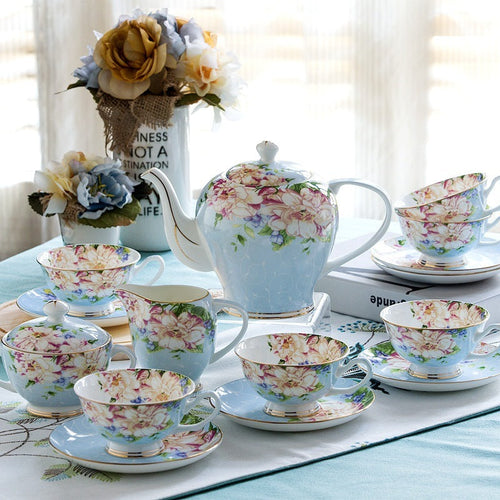 Elegant Bone China Teacup Set