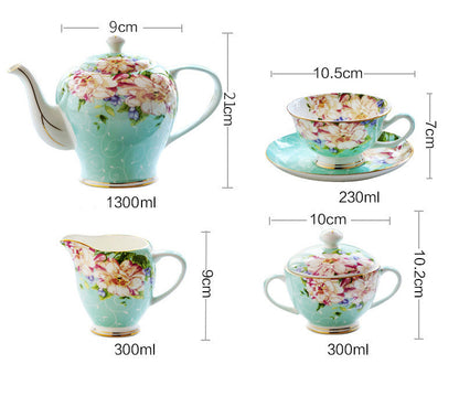 Elegant Bone China Teacup Set