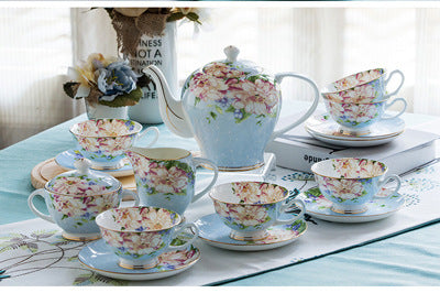 Elegant Bone China Teacup Set