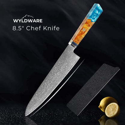 Wilderness Series Damascus Steel Knife Set