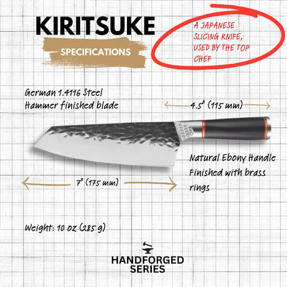 hand-forged knife set japanese chef knife