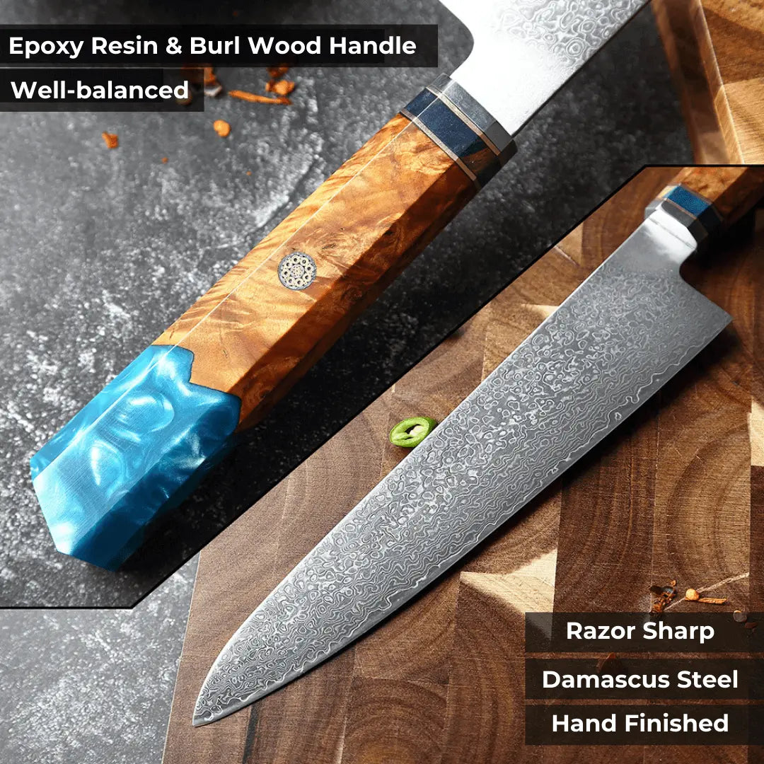 Wilderness Series Damascus Steel Knife Set