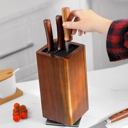 rotating magnetic knife block removing one knife